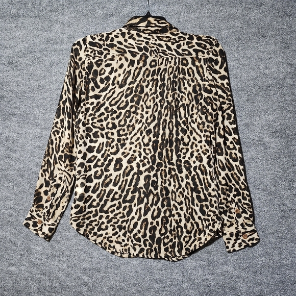 Denim and supply women's blouse top button-down size S animal prints - Picture 7 of 7